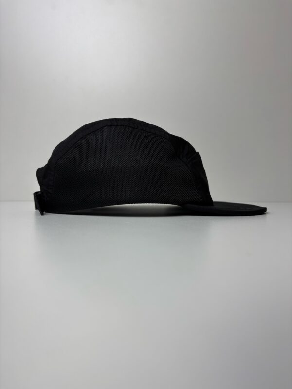 Boné Five Panel Preto Tela - Image 2